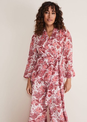 Phase Eight Arabella Print Shirts Multicolor Canada | DFKOEW-570